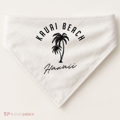 Vintage Kauai Beach Hawaii USA-Made Doggie Bandana