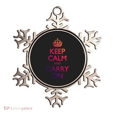 Vintage Keep Calm And Carry On Gift Ornament