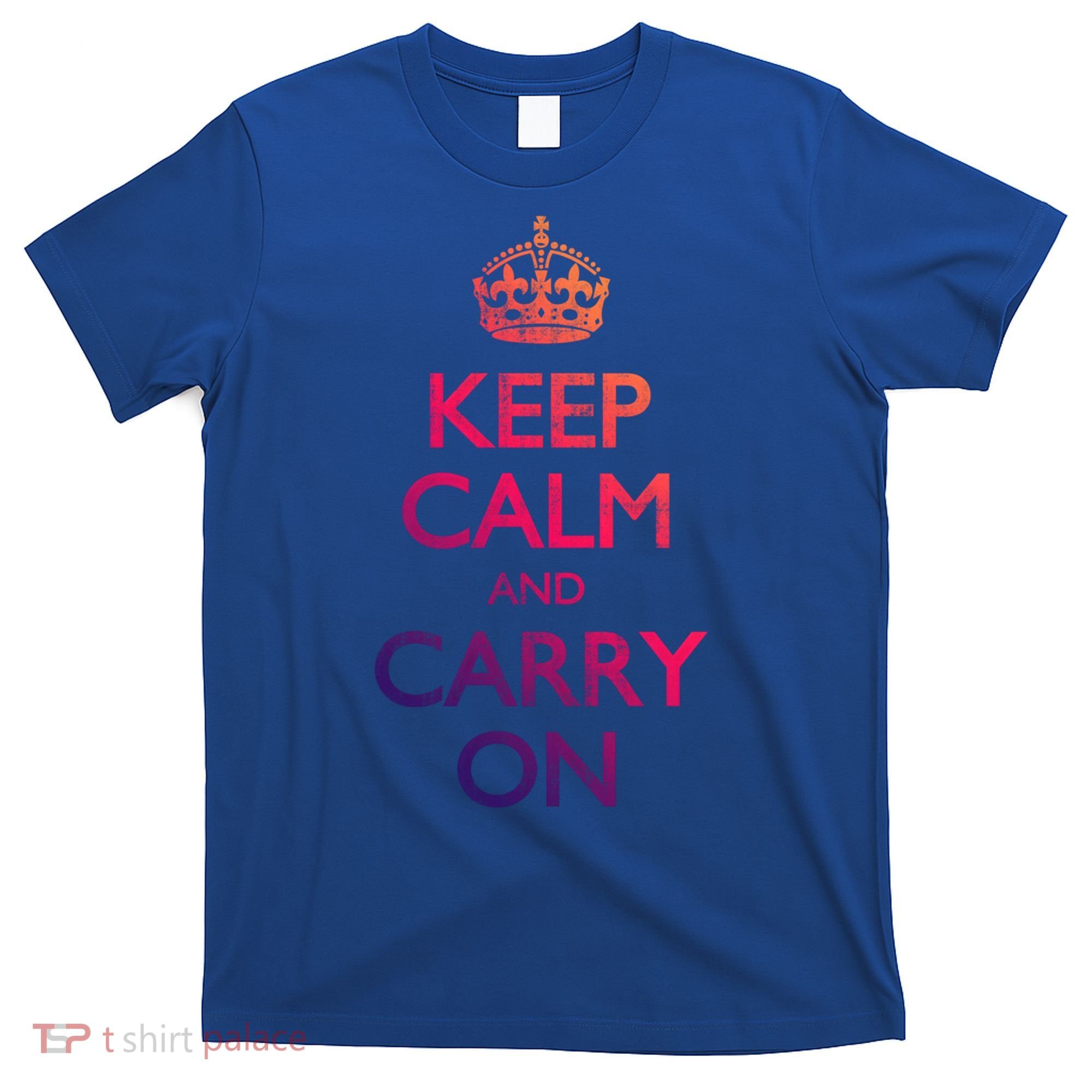 Vintage Keep Calm And Carry On Gift T-Shirt