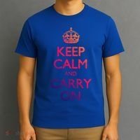 Vintage Keep Calm And Carry On Gift T-Shirt thumb 3