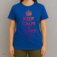 Vintage Keep Calm And Carry On Gift T-Shirt thumb 4