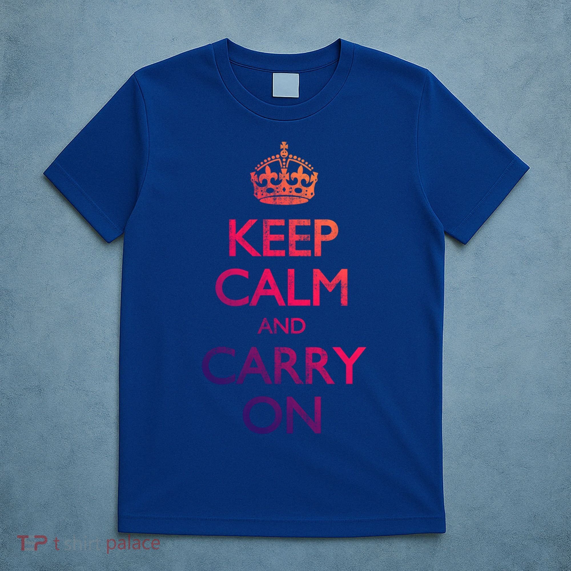 Vintage Keep Calm And Carry On Gift T-Shirt