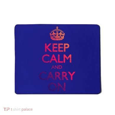 Vintage Keep Calm And Carry On Gift Mousepad