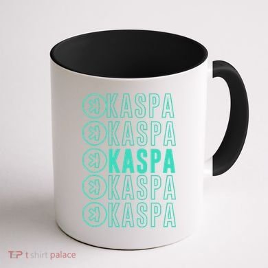 Vibrant Kaspa Crypto Colors Bold Kaspa Miner Kaspa Mining Crypto Bullrun Coffee Mug back