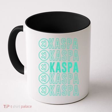 Vibrant Kaspa Crypto Colors Bold Kaspa Miner Kaspa Mining Crypto Bullrun Coffee Mug