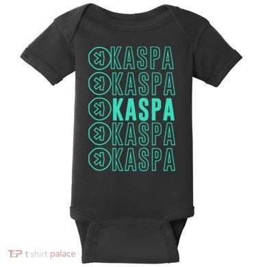 Vibrant Kaspa Crypto Colors Bold Kaspa Miner Kaspa Mining Crypto Bullrun Baby Bodysuit