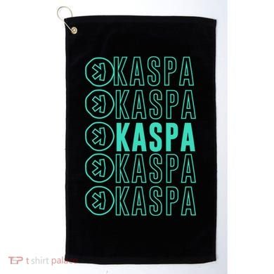 Vibrant Kaspa Crypto Colors Bold Kaspa Miner Kaspa Mining Crypto Bullrun Golf Towel