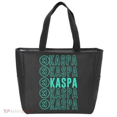 Vibrant Kaspa Crypto Colors Bold Kaspa Miner Kaspa Mining Crypto Bullrun Tote Bag
