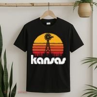 Vintage Kansas Distressed 80s Sun Windmill Graphic T-Shirt thumb 2