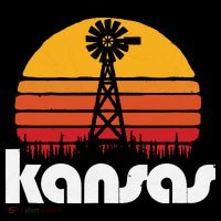 Vintage Kansas Distressed 80s Sun Windmill Graphic T-Shirt thumb 7