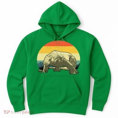 Vintage Komodo Dragon Hoodie