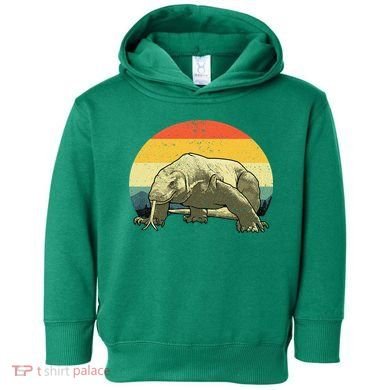 Vintage Komodo Dragon Toddler Hoodie