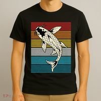 Vintage Koi Fish Japanese Art Funny Carp Asian Japan Lovers T-Shirt thumb 3