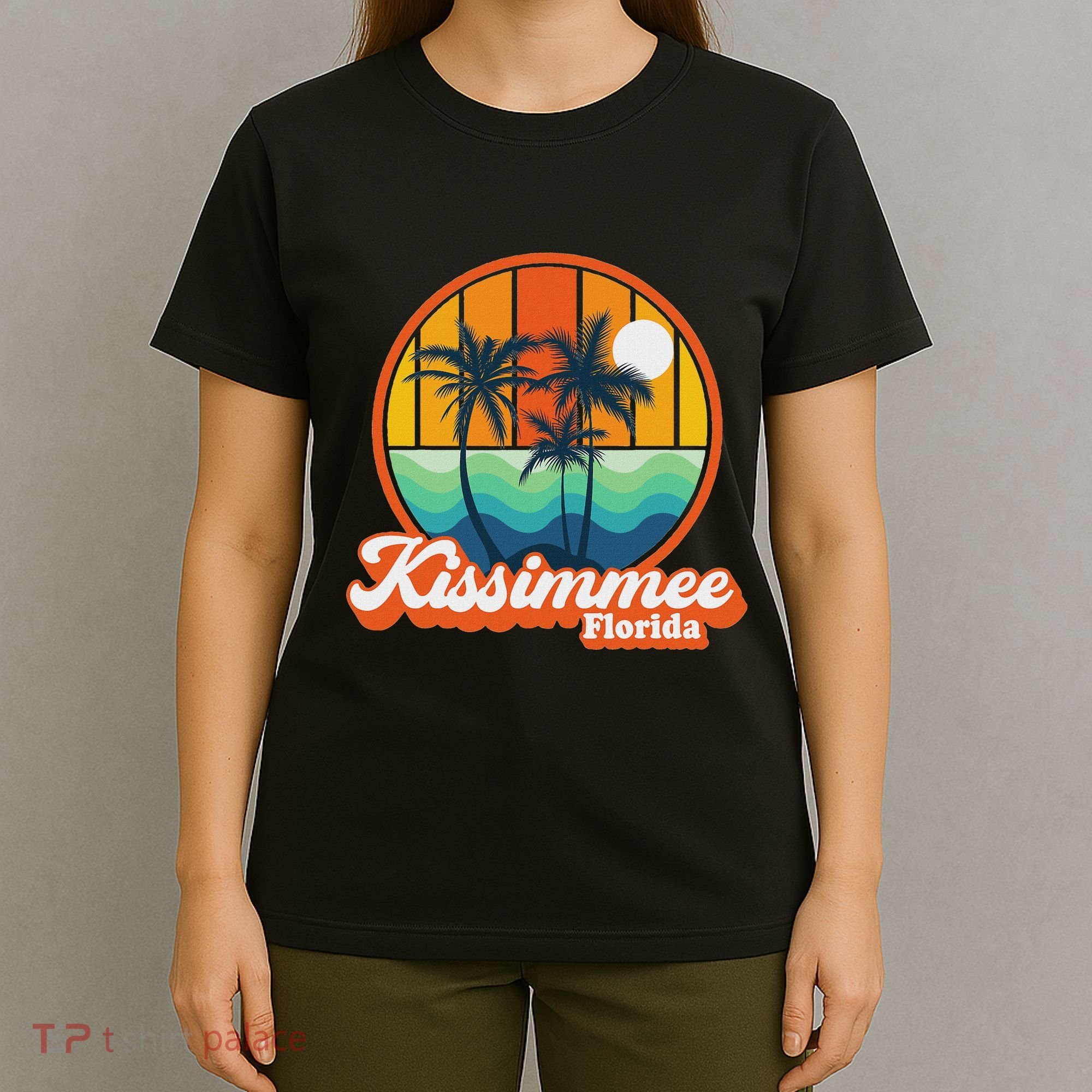 Vintage Kissimmee Florida Summer Vacation Beach Souvenirs T-Shirt
