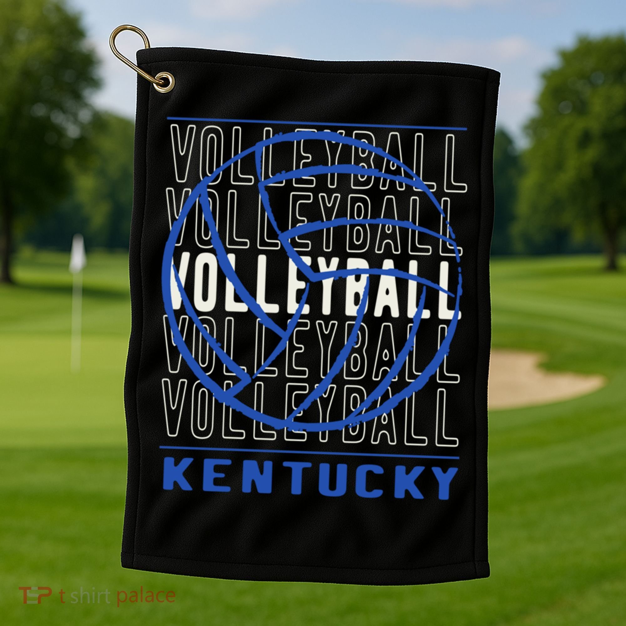 Volleyball Kentucky Gift Golf Towel