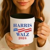 Vote Kamala Harris Tim Walz 2024 Election Coffee Mug thumb 3