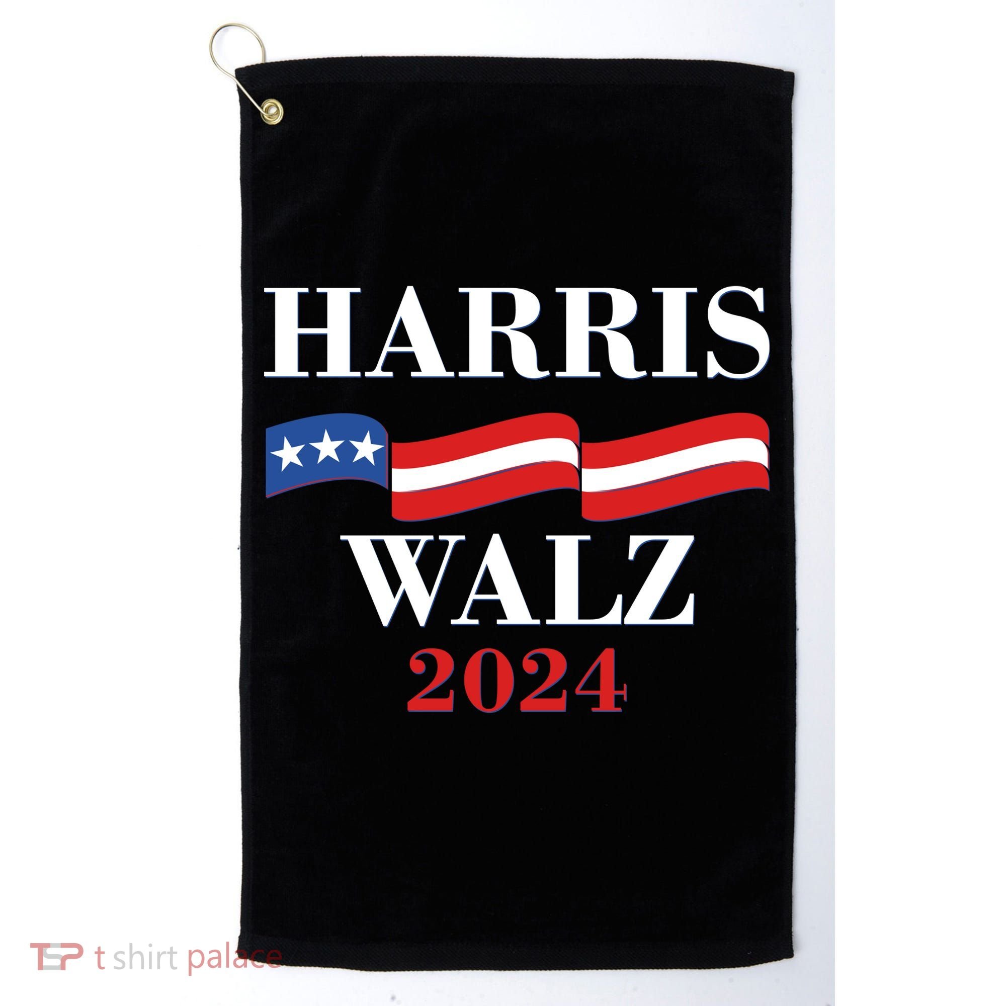 Vote Kamala Harris Tim Walz 2024 Election Golf Towel