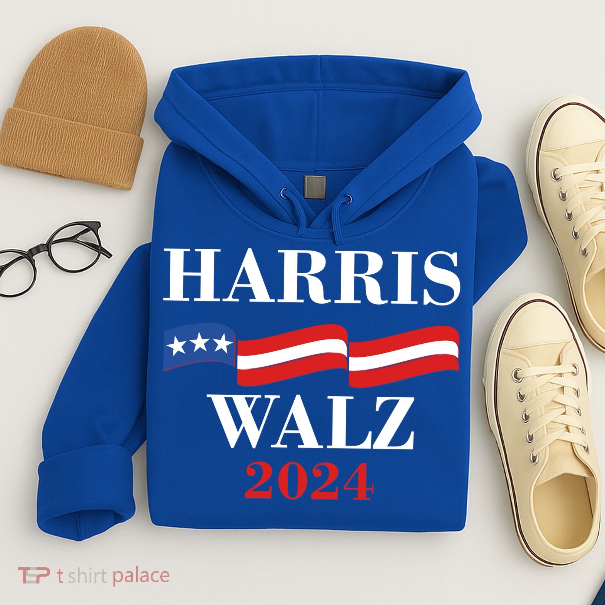 Vote Kamala Harris Tim Walz 2024 Election Hoodie