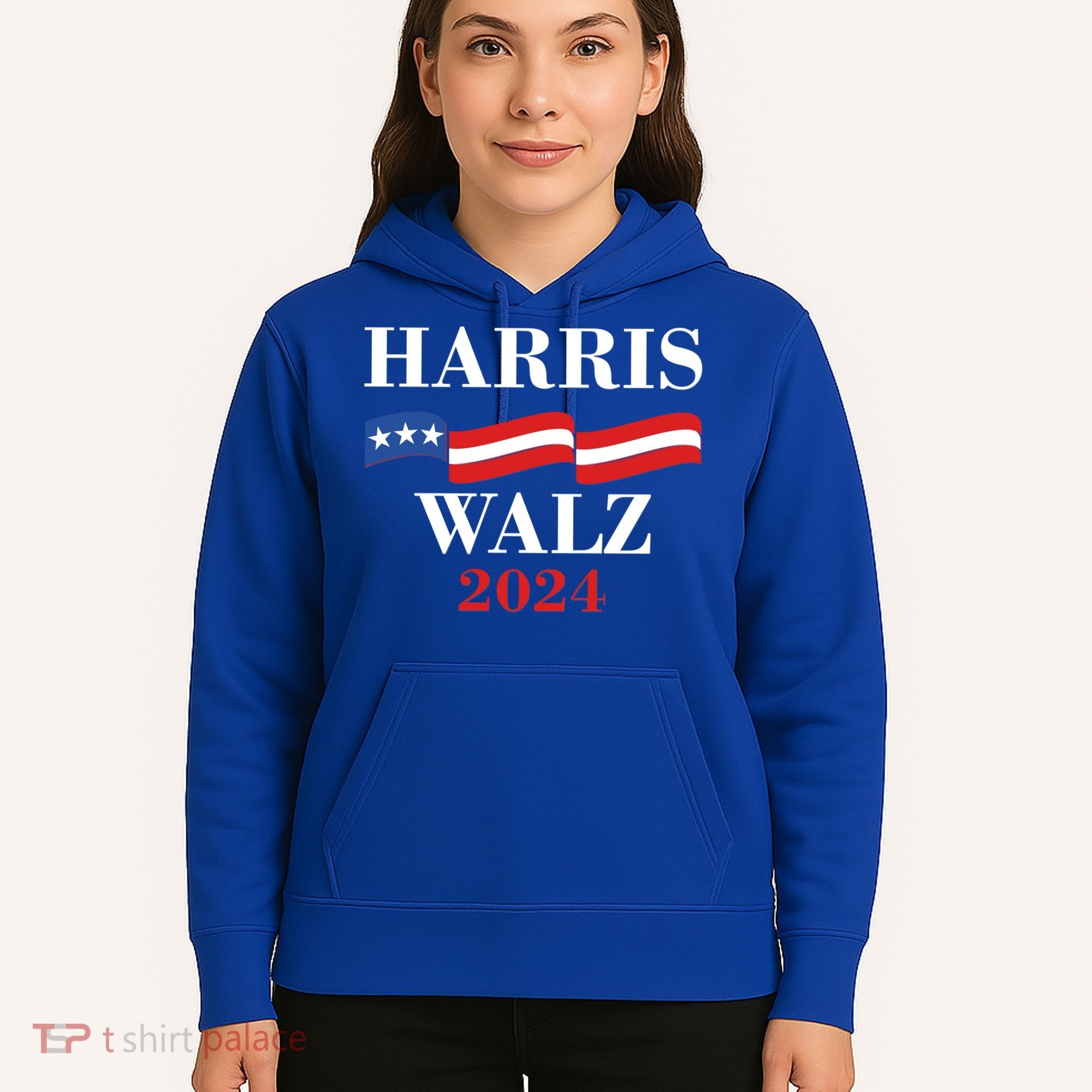Vote Kamala Harris Tim Walz 2024 Election Hoodie