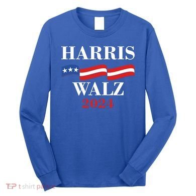Vote Kamala Harris Tim Walz 2024 Election Long Sleeve Shirt