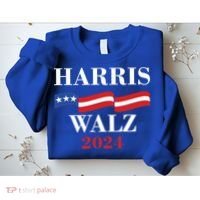Vote Kamala Harris Tim Walz 2024 Election Sweatshirt thumb 2