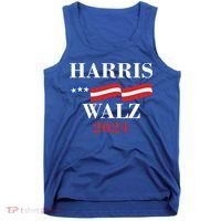 Vote Kamala Harris Tim Walz 2024 Election Tank Top thumb 0