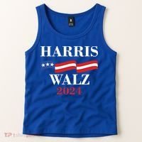 Vote Kamala Harris Tim Walz 2024 Election Tank Top thumb 2