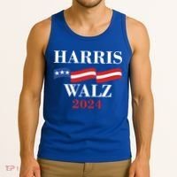 Vote Kamala Harris Tim Walz 2024 Election Tank Top thumb 3