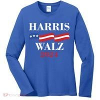 Vote Kamala Harris Tim Walz 2024 Election Women's Long Sleeve Shirt thumb 0