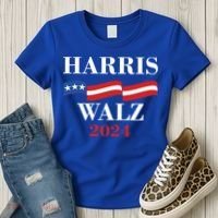 Vote Kamala Harris Tim Walz 2024 Election Women's T-Shirt thumb 3