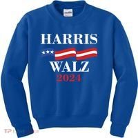 Vote Kamala Harris Tim Walz 2024 Election Kids Sweatshirt thumb 0