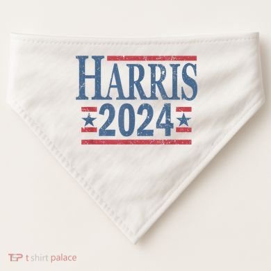 Vintage Kamala Harris 2024 USA-Made Doggie Bandana