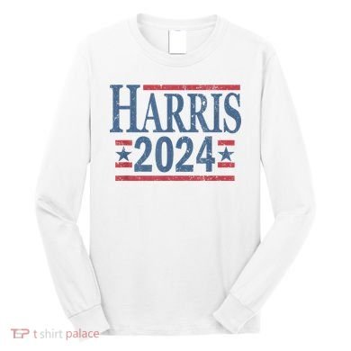 Vintage Kamala Harris 2024 Long Sleeve Shirt