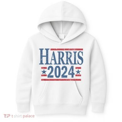 Vintage Kamala Harris 2024 Kids Hoodie
