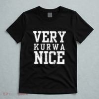 Very Kurwa Nice Retro Text Funny T-Shirt thumb 5