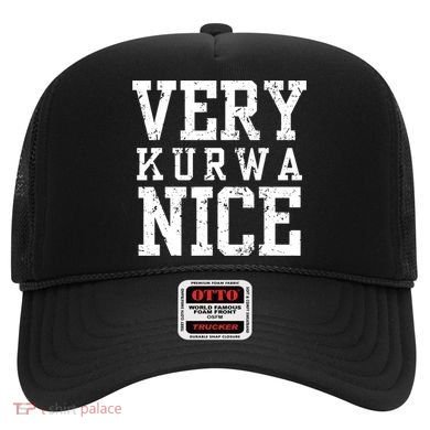 Very Kurwa Nice Retro Text Funny Hat