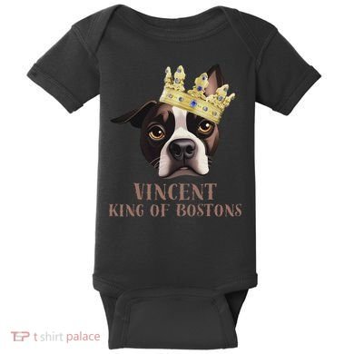 Vincent King Of Bostons Baby Bodysuit