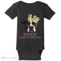 Vincent King Of Bostons Baby Bodysuit thumb 0