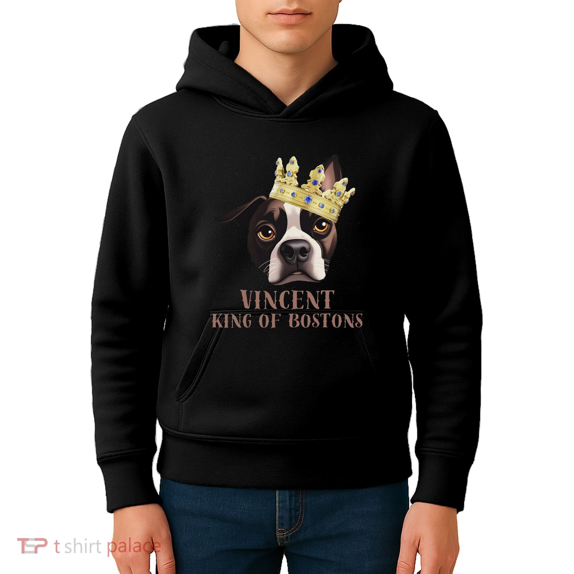 Vincent King Of Bostons Kids Hoodie