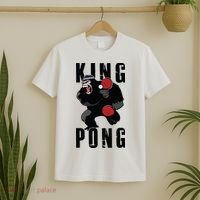 Vintage King Pong Ping Pong Table Tennis Player Game Gift T-Shirt thumb 2