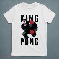 Vintage King Pong Ping Pong Table Tennis Player Game Gift T-Shirt thumb 5