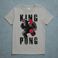 Vintage King Pong Ping Pong Table Tennis Player Game T-Shirt thumb 5