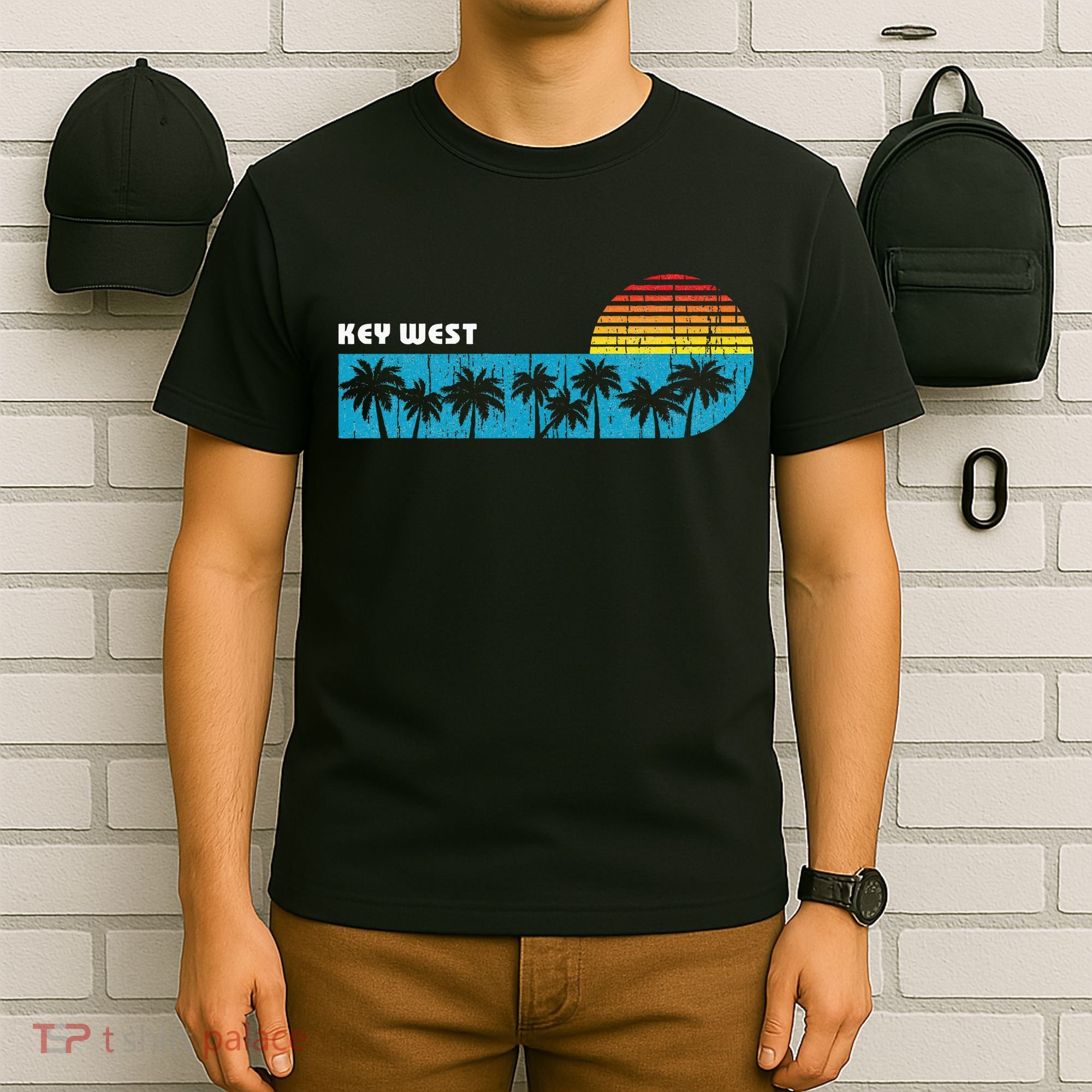 Vintage Key West Florida Keys Vacation Souvenir T-Shirt