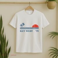 Vintage Key West Florida Beach Retro Sunset Keys 70S Gift T-Shirt thumb 2
