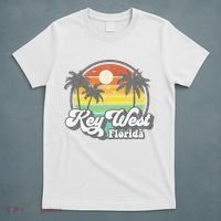 Vintage Key West Florida Keys Retro 70's Beach Vacation Gift T-Shirt thumb 5