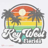 Vintage Key West Florida Keys Retro 70's Beach Vacation Gift T-Shirt thumb 7