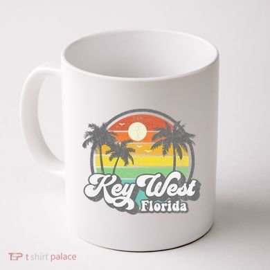 Vintage Key West Florida Keys Retro 70's Beach Vacation Gift Coffee Mug