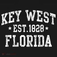 Vintage Key West Florida Keys Retro Distressed Varsity T-Shirt thumb 7