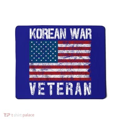 Vintage Korean War Veteran Gift Mousepad