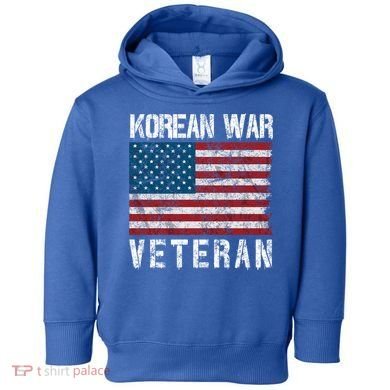 Vintage Korean War Veteran Gift Toddler Hoodie